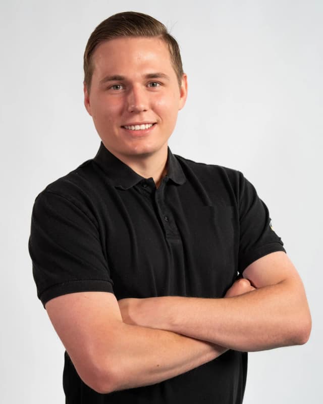 Ryan Brooker standing